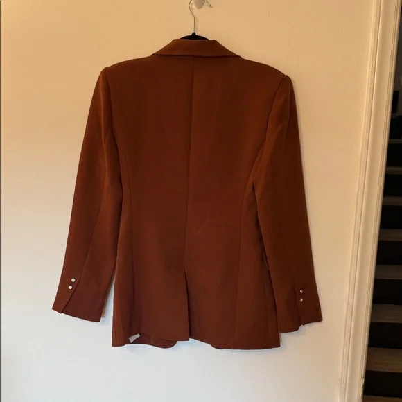 DANIELLE BERNSTEIN Rust Blazer - Picture 3 of 3
